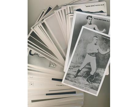 "BOXING NEWS" PHOTOS CARDS SET - 1 TO 72