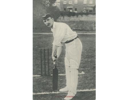 ALBERT ERNEST KNIGHT (LEICESTERSHIRE & ENGLAND) CRICKET POSTCARD