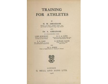 TRAINING FOR ATHLETES (BEVIL RUDD