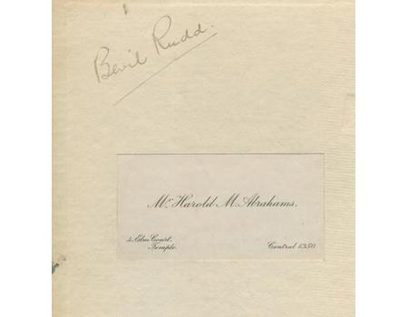 TRAINING FOR ATHLETES (BEVIL RUDD