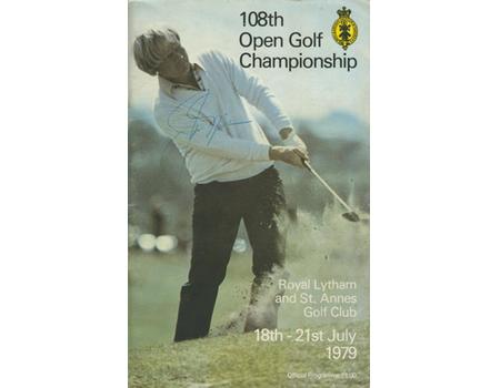 OPEN CHAMPIONSHIP 1979 (ROYAL LYTHAM & ST ANNES) GOLF PROGRAMME - PROFUSELY SIGNED