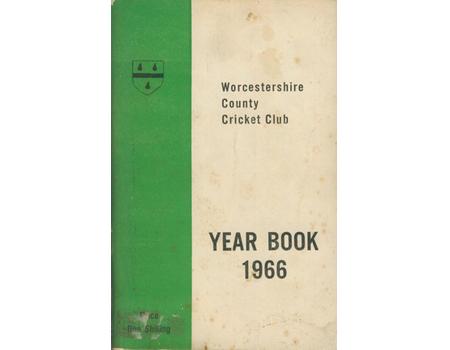WORCESTERSHIRE COUNTY CRICKET CLUB YEAR BOOK 1966