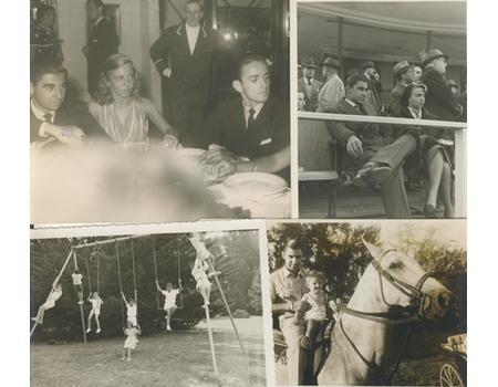 ANGEL SANTAMARINA - ARGENTINIAN FENCER IN 1924 OLYMPICS (GROUP OF 4 PHOTOGRAPHS)