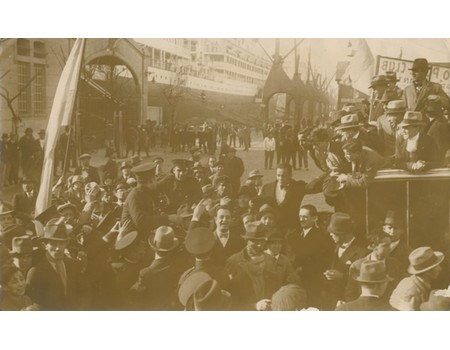 ARTURO RODRIGUEZ JURADO AND VICTOR AVENDANO (ARGENTINA) 1928 OLYMPIC BOXING GOLD MEDALLISTS PHOTOGRAPH