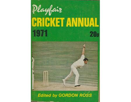 PLAYFAIR CRICKET ANNUAL 1971