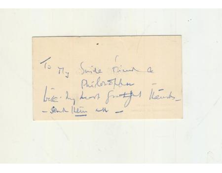 ABDUL HAFEEZ KARDAR (PAKISTAN) BUSINESS CARD