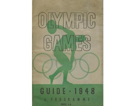 1948 OLYMPIC GAMES GUIDE AND PROGRAMME