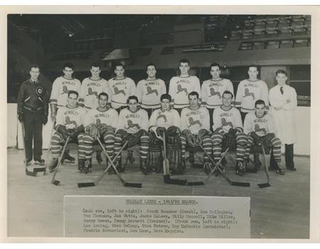 WEMBLEY LIONS ICE HOCKEY TEAM 1949-50 PHOTOGRAPH