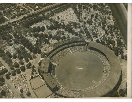 AERIAL PHOTOGRAPH OF MELBOURNE CRICKET GROUND 1950S