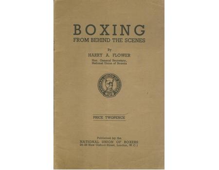 BOXING FROM BEHIND THE SCENES