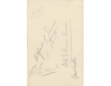 FARNHAM CRICKET CLUB (SURREY) 1936 ANNUAL DINNER SIGNED MENU