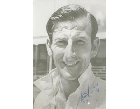 BILL LAWRY (AUSTRALIA) SIGNED CRICKET PHOTOGRAPH