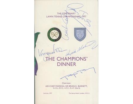 WIMBLEDON 1977 (THE FIRST CHAMPIONS