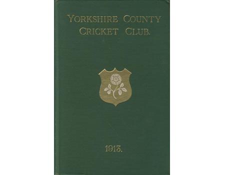 YORKSHIRE COUNTY CRICKET CLUB 1913 [ANNUAL]