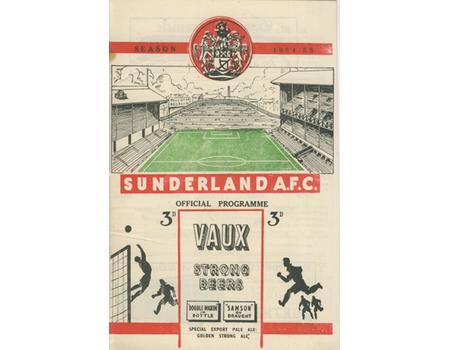 YORK CITY V NEWCASTLE UNITED (ROKER PARK) 1955 F.A. CUP SEMI-FINAL REPLAY FOOTBALL PROGRAMME