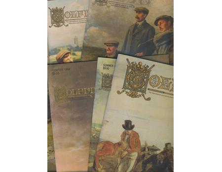 GOLFIANA - THE INTERNATIONAL JOURNAL FOR GOLF HISTORIANS AND COLLECTORS (FIRST 8 ISSUES)