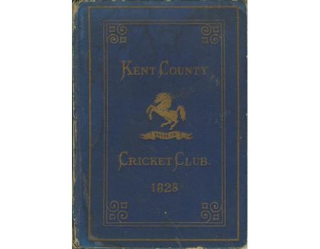 KENT COUNTY CRICKET CLUB 1928 [BLUE BOOK]