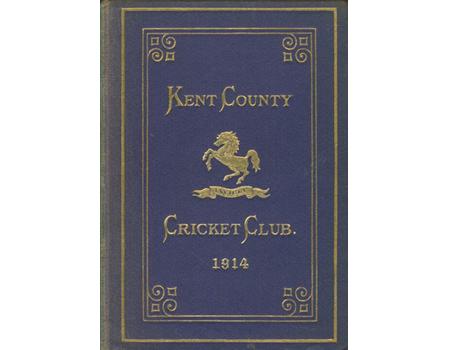 KENT COUNTY CRICKET CLUB 1914 [BLUE BOOK]