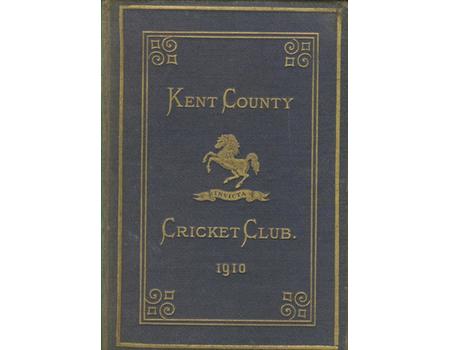 KENT COUNTY CRICKET CLUB 1910 [BLUE BOOK]