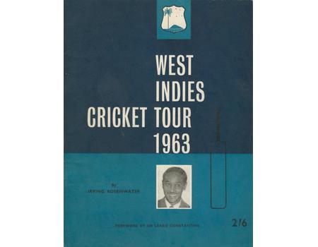 WEST INDIES CRICKET TOUR 1963