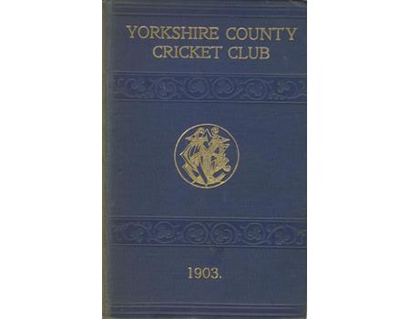 YORKSHIRE COUNTY CRICKET CLUB 1903 [ANNUAL]