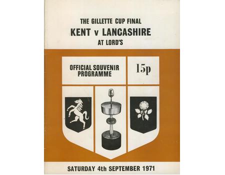 KENT V LANCASHIRE 1971 (LORD