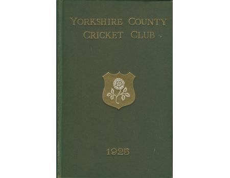 YORKSHIRE COUNTY CRICKET CLUB 1925 [ANNUAL]