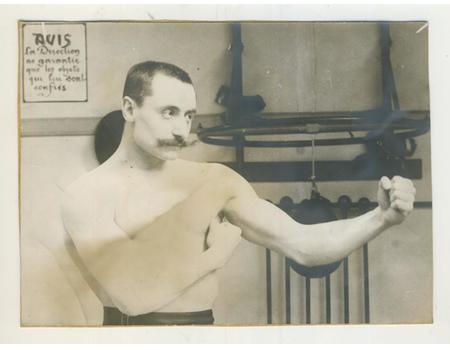 SALLE JULIEN LECLERC (PARIS) 1890S BOXING PHOTOGRAPH