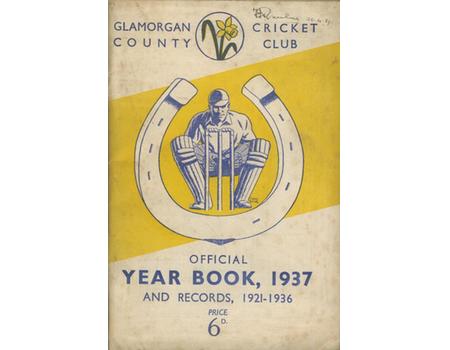 GLAMORGAN COUNTY CRICKET CLUB YEAR BOOK 1937