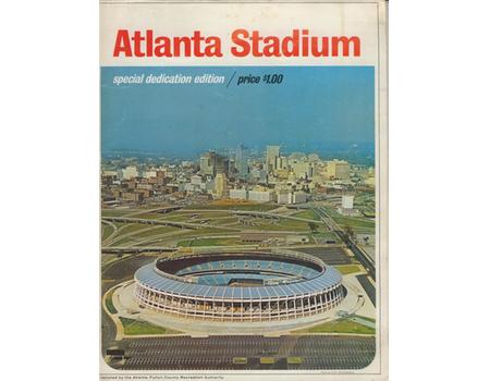 ATLANTA STADIUM - SPECIAL DEDICATION EDITION 1966
