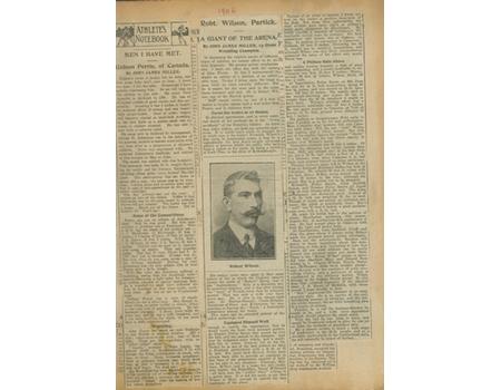 SCRAPBOOK FEATURING EARLY 20TH-CENTURY SCOTTISH WRESTLING AND HIGHLAND GAMES