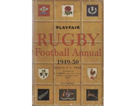 PLAYFAIR RUGBY FOOTBALL ANNUAL 1949-50