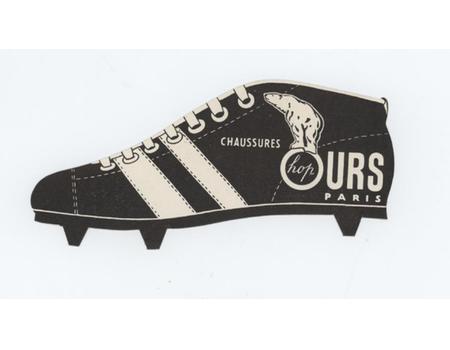 OURS CHAUSSURES PARIS - 1955 FOOTBALL-BOOTS ADVERT