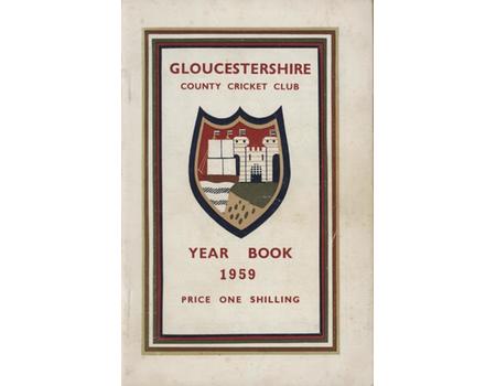 GLOUCESTERSHIRE COUNTY CRICKET CLUB YEAR BOOK 1959