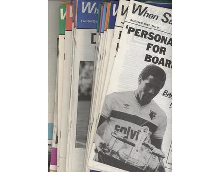 WHEN SATURDAY COMES 1987-1991 (FOOTBALL FANZINE) - 42 ISSUES