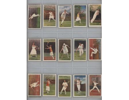 LAWN TENNIS CELEBRITIES 1928 (GALLAHER) CIGARETTE CARDS