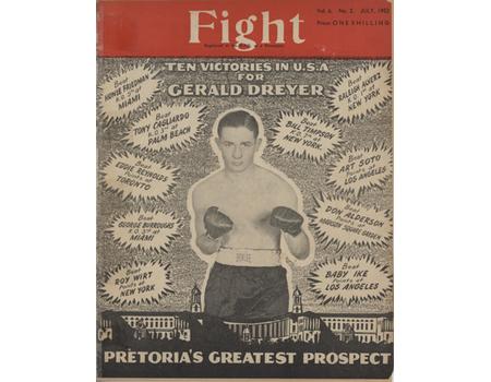 FIGHT - VOL.6 NO.2 JULY 1952 (SOUTH AFRICAN BOXING MAGAZINE)