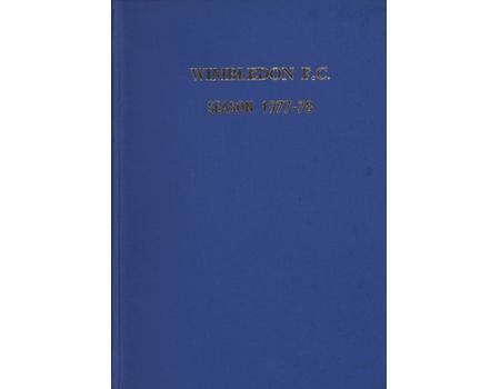 WIMBLEDON FOOTBALL CLUB 1977-78 - FULL SET OF HOME PROGRAMMES (FIRST SEASON IN THE LEAGUE)