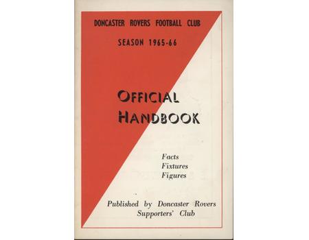 DONCASTER ROVERS OFFICIAL HANDBOOK 1965-66
