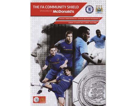 CHELSEA V MANCHESTER CITY 2012 (COMMUNITY SHIELD) FOOTBALL PROGRAMME