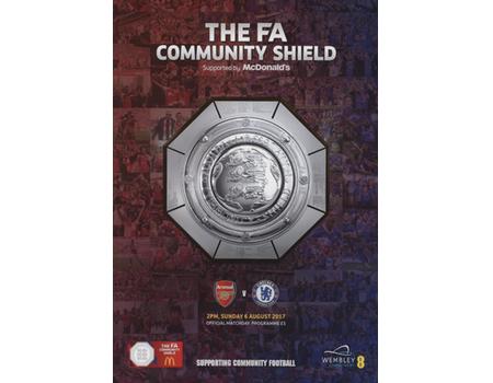 ARSENAL V CHELSEA 2017 (COMMUNITY SHIELD) FOOTBALL PROGRAMME
