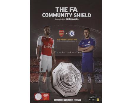 ARSENAL V CHELSEA 2015 (COMMUNITY SHIELD) FOOTBALL PROGRAMME
