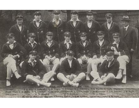 AUSTRALIA 1926 CRICKET POSTCARD
