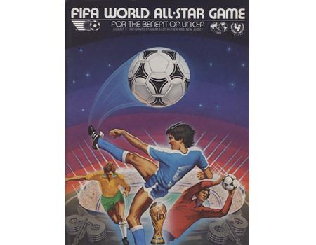FIFA WORLD ALL-STAR GAME FOR THE BENEFIT OF UNICEF 1982 FOOTBALL PROGRAMME - MARADONA, PELE ETC.