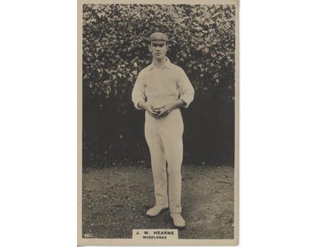 J. W. HEARNE (MIDDLESEX) LARGE "PINNACE" CARD