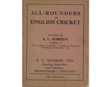 ALL ROUNDERS IN ENGLISH CRICKET