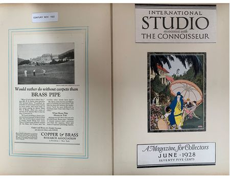 GOLF - A SCRAPBOOK OF ADVERTISEMENTS FEATURING GOLF OF THE 1920S AND 30S