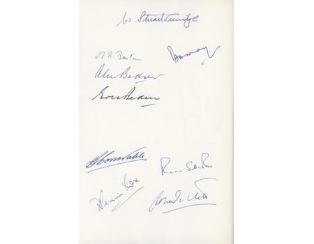 THE OFFICIAL HISTORY OF SURREY COUNTY CRICKET CLUB (MULTI SIGNED)