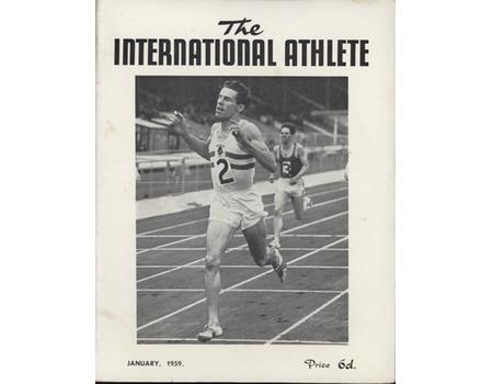 THE INTERNATIONAL ATHLETE - JANUARY 1959 NO.3