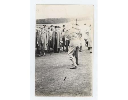 HARRY VARDON 1911 GOLF POSTCARD